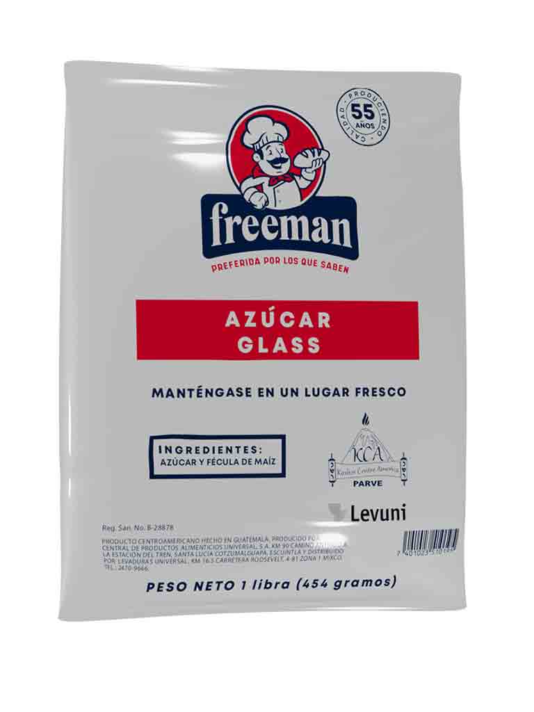 Azúcar Glass Freeman – Levuni